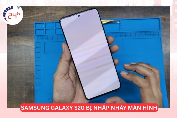 màn hình Samsung S20 không hiển thị