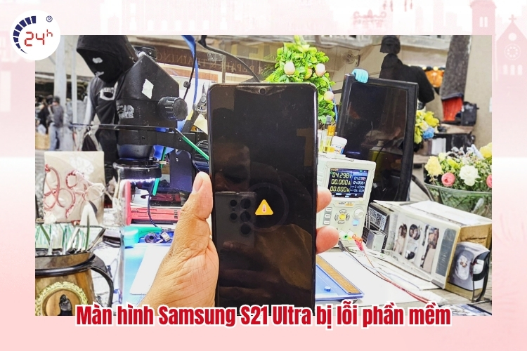 Màn hình Samsung S21 Ultra bị áp lực lớn