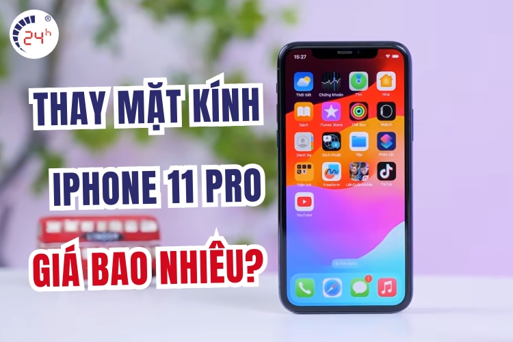 thay mặt kính iPhone 11 Pro