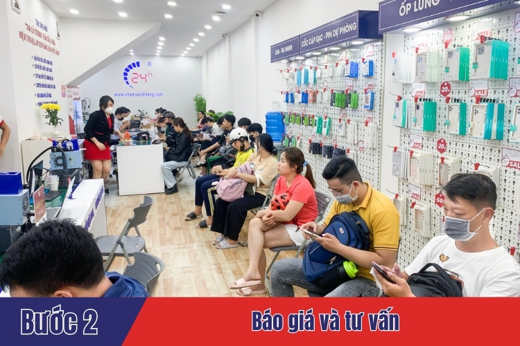 thay mặt kính iPhone 15 Pro