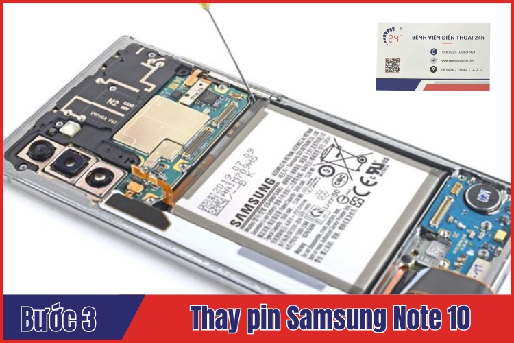 địa chỉ thay pin Samsung Note 10 uy tín