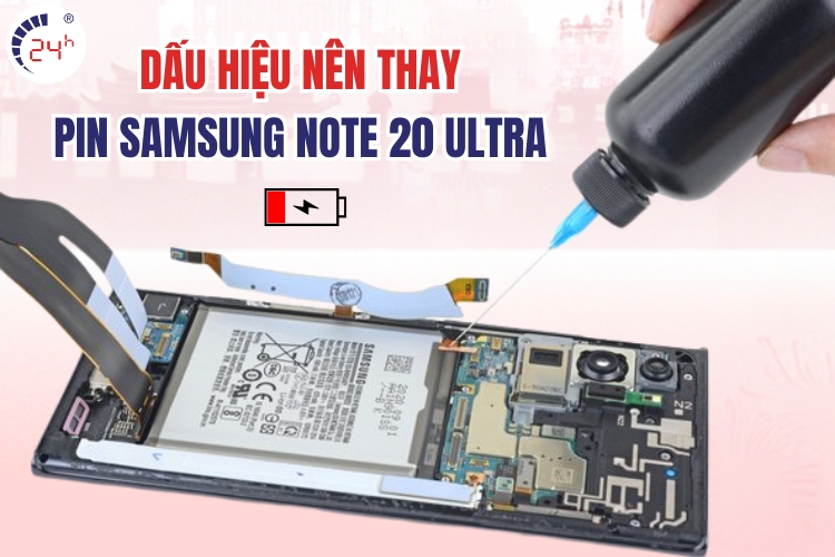 địa chỉ thay pin cho Samsung Note 20 Ultra lấy liền