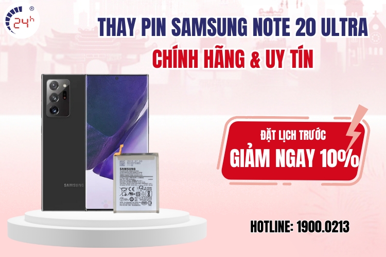 thay pin Samsung Note 20 Ultra chính hãng giá rẻ