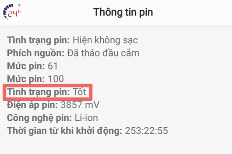 cách kiểm tra pin Samsung Note 20 tại nhà