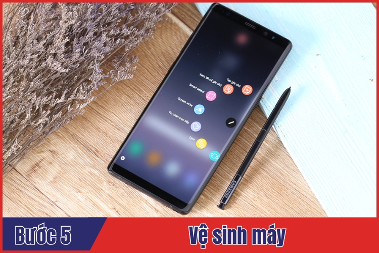 thay pin Samsung Note 8 chính hãng lấy ngay