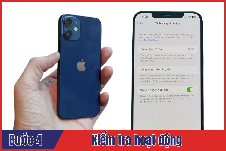Quy trình thay Pin iPhone 12 