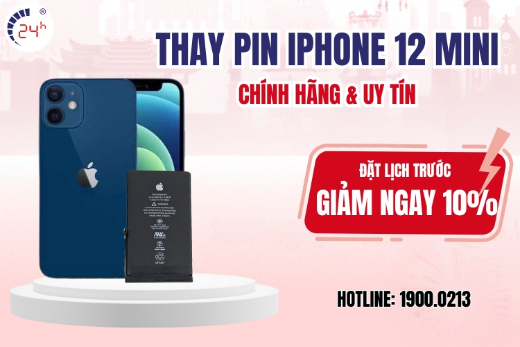 Thay pin iPhone 12 Mini chính hãng
