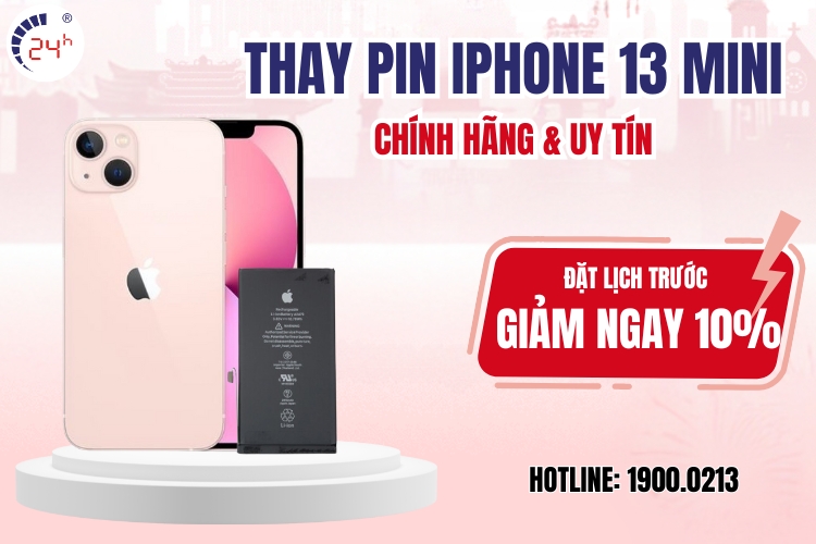 thay pin iPhone 13 Mini chính hãng