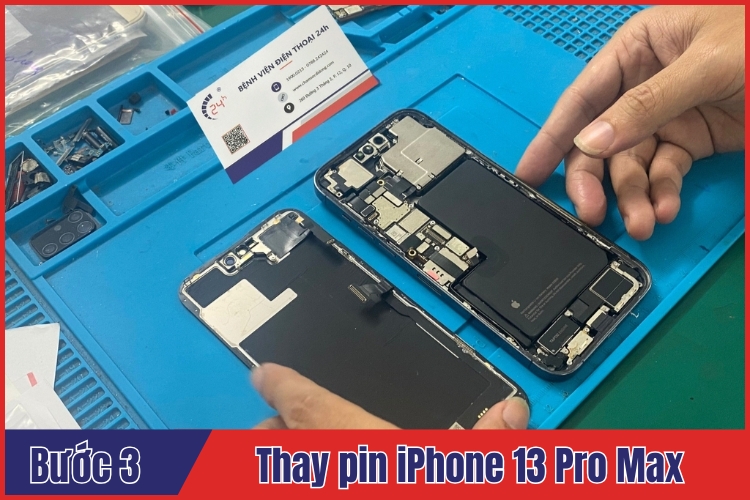 dịch vụ thay pin iPhone 13 Pro Max uy tín giá rẻ