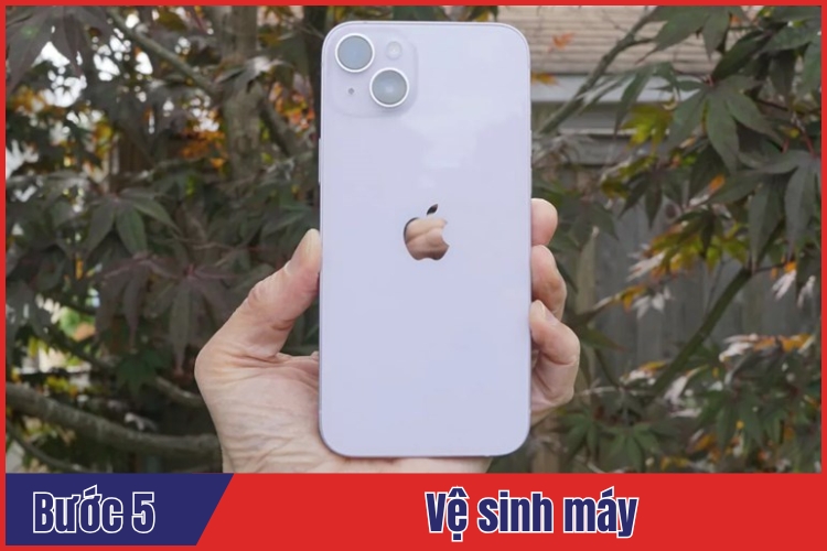 Quy trình thay Pin iPhone 14 Plus tại Bệnh Viện Điện Thoại, Laptop 24h