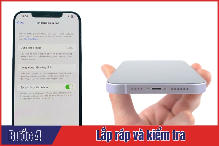 Quy trình thay Pin iPhone 14 Plus tại Bệnh Viện Điện Thoại, Laptop 24h