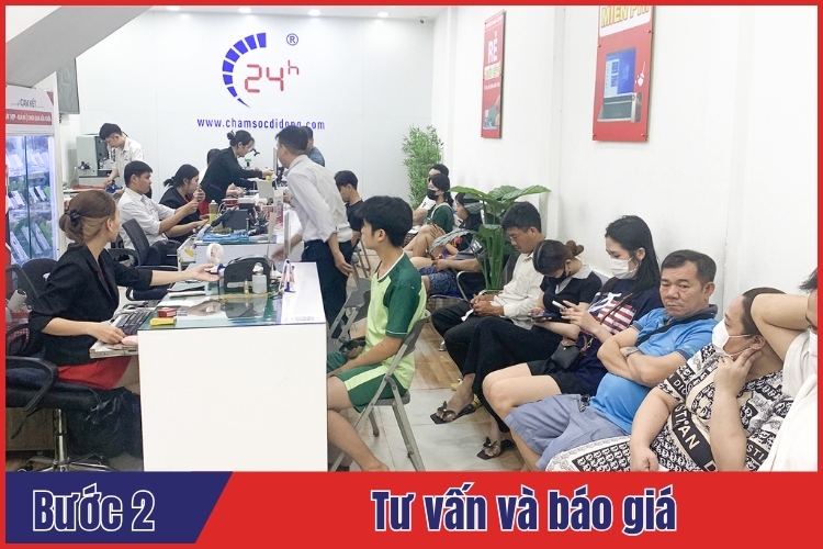 Quy trình thay Pin iPhone 14 Plus tại Bệnh Viện Điện Thoại, Laptop 24h