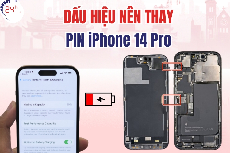 dấu hiệu nên thay pin iphone 14 pro