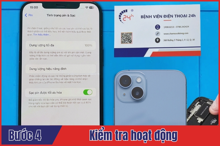 dịch vụ thay pin iPhone 14 tại tphcm