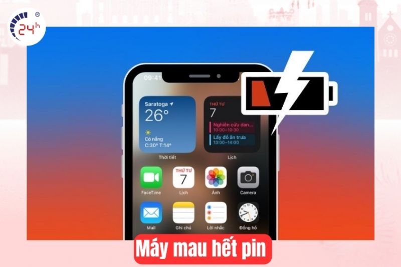 Máy mau hết pin 