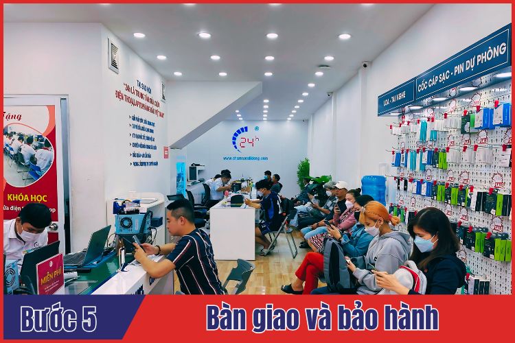 quy trình thay pin iPhone 15 Plus chính hãng tại tp hcm
