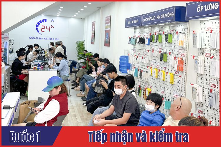 Quy trình thay Pin iPhone 15 Pro tại Bệnh Viện Điện Thoại, Laptop 24h