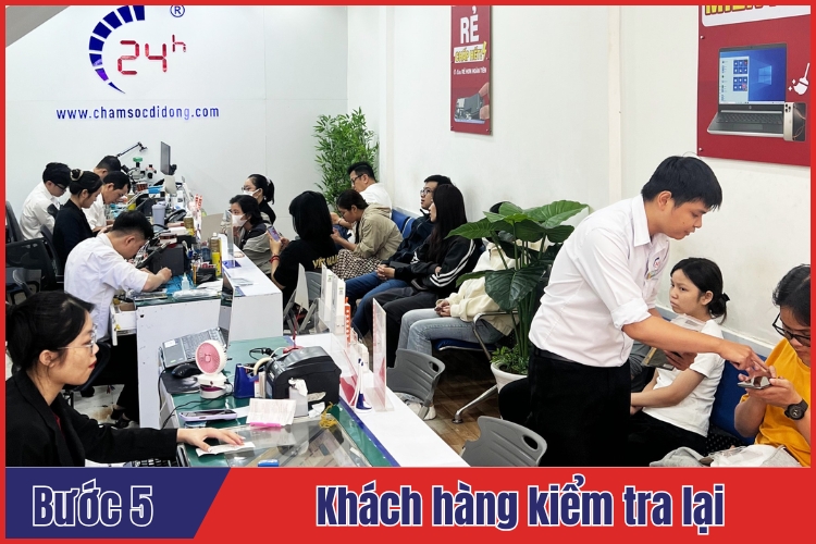Quy trình thay Pin iPhone 15 Pro chuyên nghiệp tại Bệnh Viện Điện Thoại, Laptop 24h