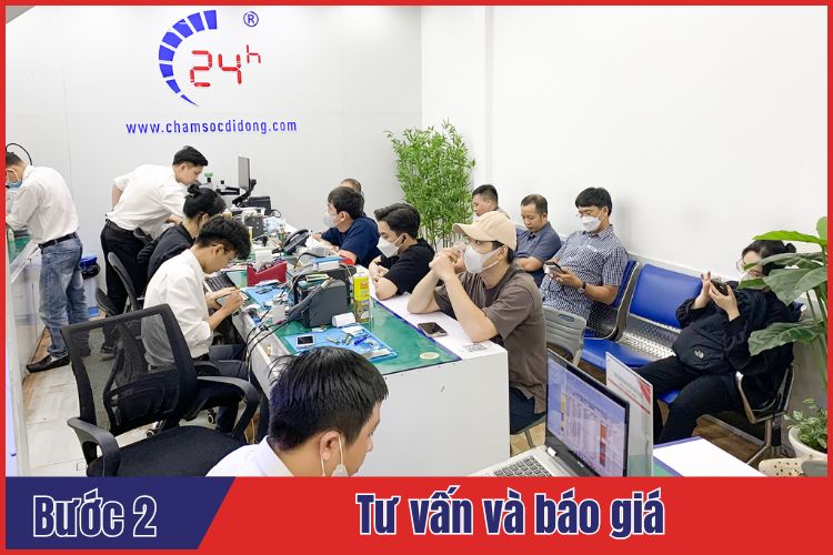 Quy trình thay Pin iPhone 15 Pro tại Bệnh Viện Điện Thoại, Laptop 24h