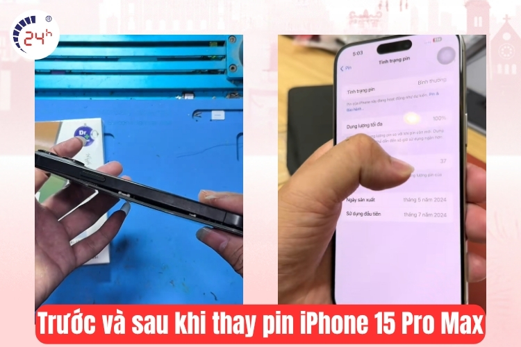 có nên thay pin dung lượng cao cho iphone 15 pro max