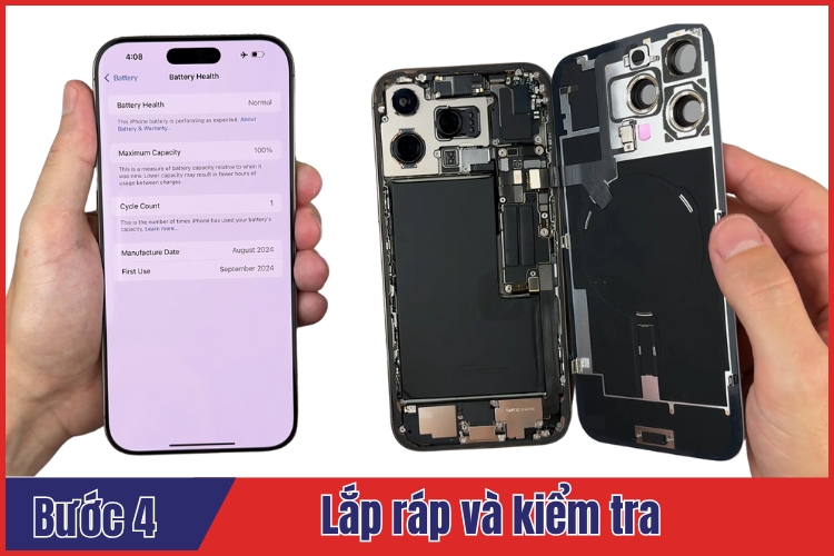 thay pin iPhone 16 Pro chính hãng lấy ngay