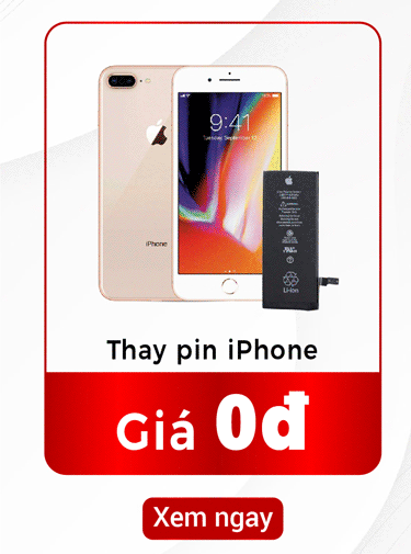 thay pin/mặt kính iPhone giá 0 đồng