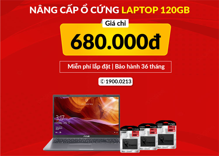thay ổ cứng laptop