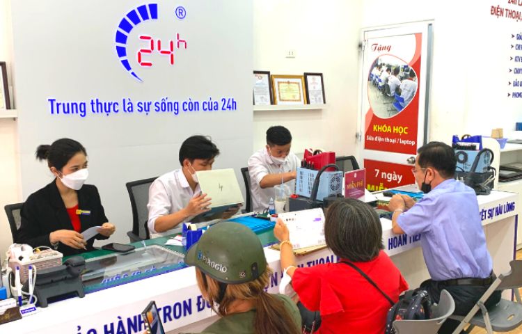 Bệnh Viện Điện Thoại Laptop 24h rất hân hạnh được phục vụ quý khách
