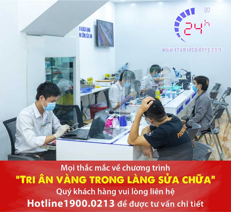 Tri ân vàng trong làng sửa chữa 