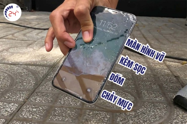 vỡ màn hình điện thoại