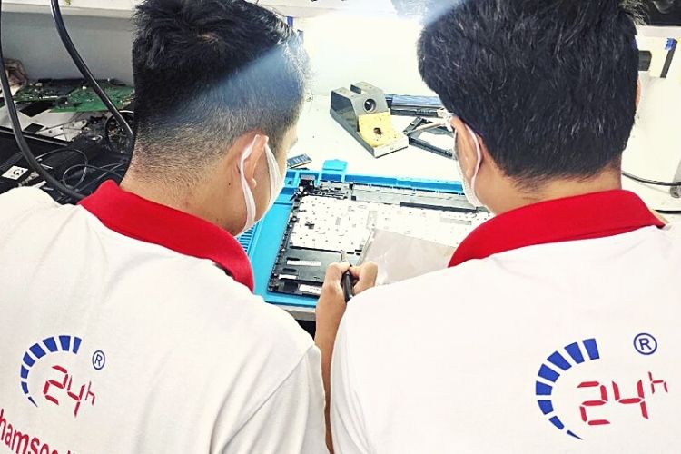 Quy trình sửa chữa tại Bênh Viện Điện Thoại 24h 