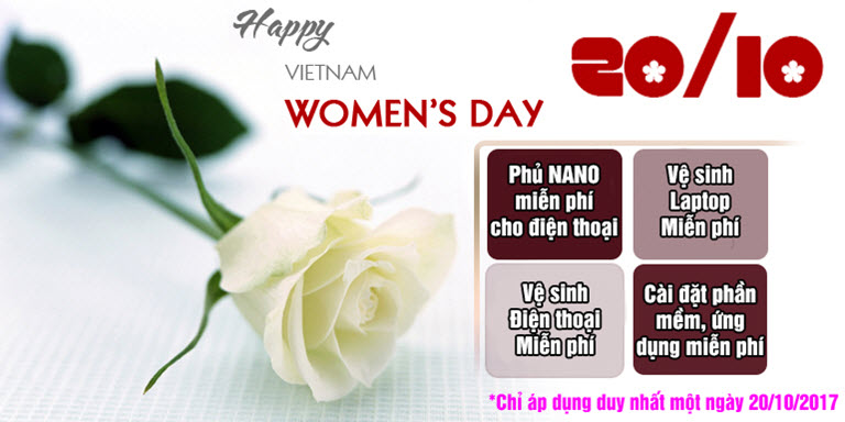 CHƯƠNG TRÌNH KHUYẾN MÃI TRI ÂN PHỤ NỮ VIỆT