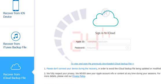 Tải xuống và xuất bản sao lưu iCloud của bạn