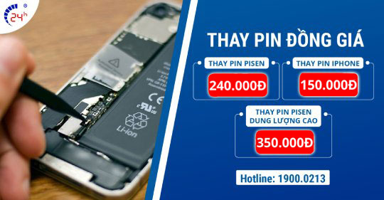 THAY PIN ĐỒNG GIÁ - HIỆU NĂNG BỨT PHÁ - TRẢI NGHIỆM TỐI ĐA