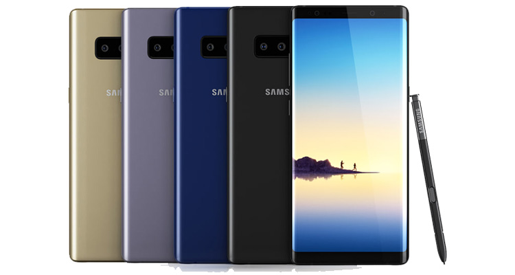 Tổng quan về màn hình Samsung Note 8 