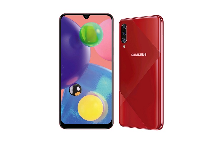 Galaxy A70s A707 được trang bị màn hình Super AMOLED