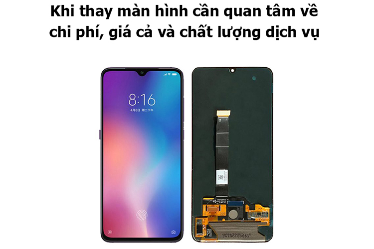 những điều chú ý khi thay màn hình điện thoại