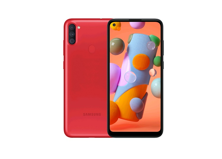 Chiếc Galaxy A11 được trang bị một tấm nền PLS IPS