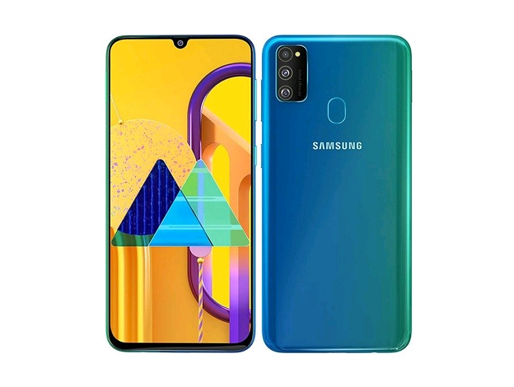 Mặt trước Galaxy M30s được trang bị tấm nền Super AMOLED