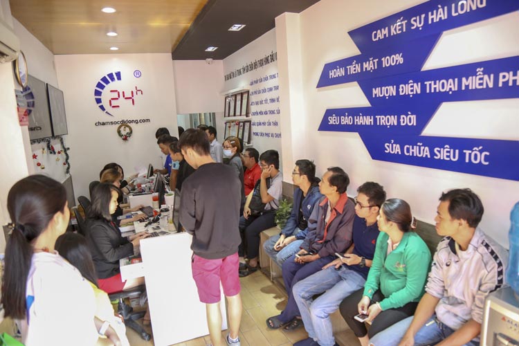Quy trình thay mặt kính điện thoại tại Bệnh Viện Điện Thoại 24h