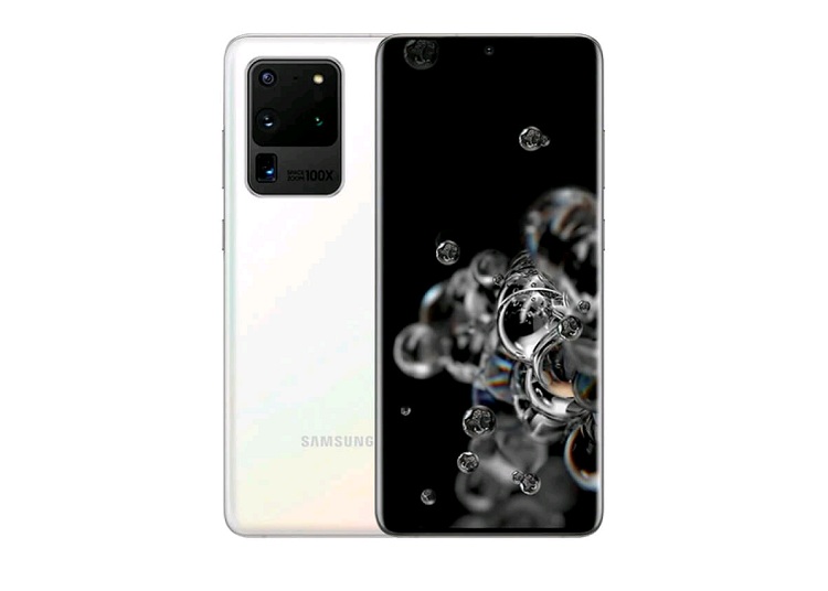 Mặt trước Galaxy S20 Ultra được trang bị tấm nền Dynamic AMOLED 2X