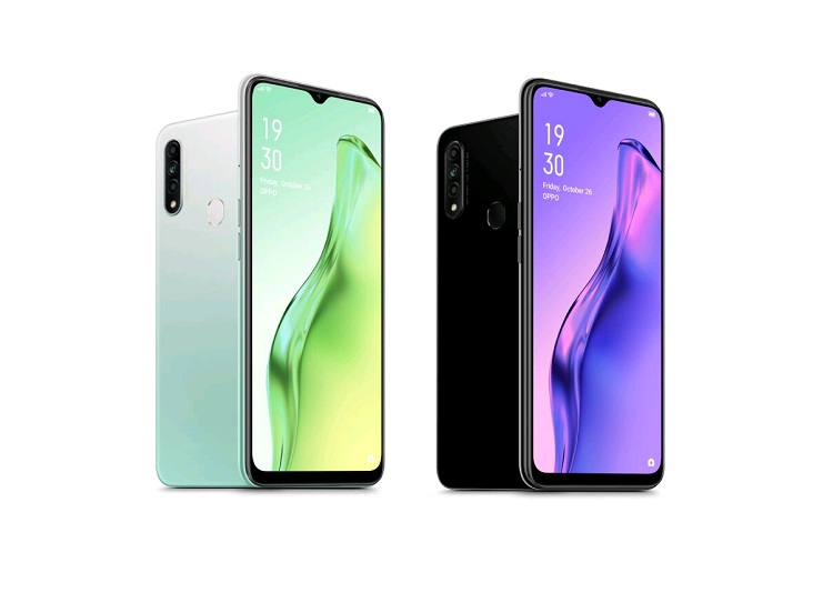 Oppo A31 được trang bị màn hình IPS LCD