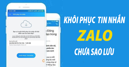 Hướng dẫn cách khôi phục tin nhắn Zalo chưa sao lưu nhanh chóng