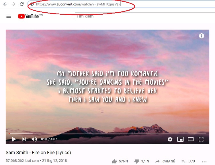 Mẹo tải viedo trên Youtube về máy tính qua 10convert.com
