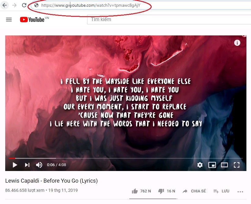 Hướng dẫn tải video trên Youtube qua Getvideo.org