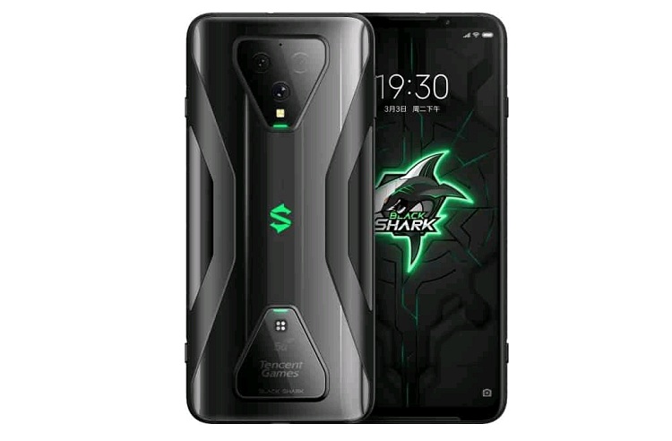Mặt trước Xiaomi Black Shark 3 có tốc độ làm tươi ở mức 90Hz
