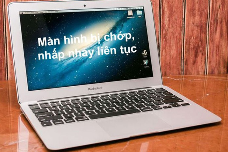 man hinh macbook bị chap chon 