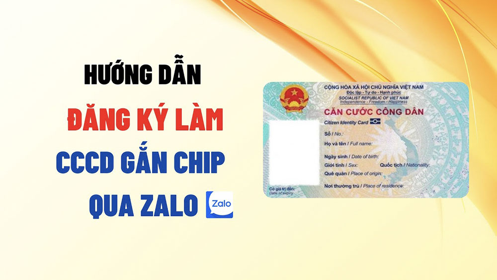 Hướng dẫn làm Căn cước công dân (CCCD) gắn chip qua Zalo MỚI NHẤT