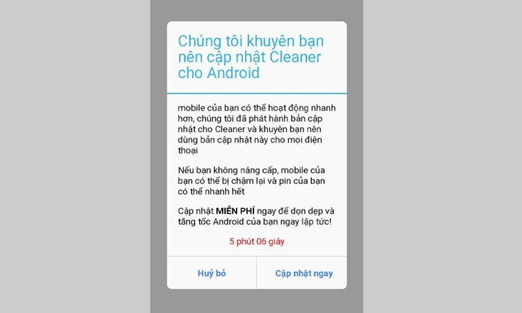 xuat hien thong bao diet virus