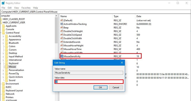 chỉnh tốc độ chuột trên win 10 